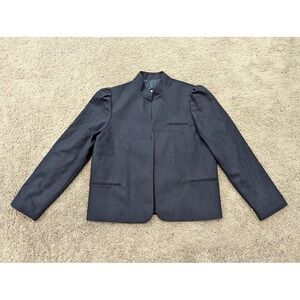 Vintage Ma Jennifer Blazer Jacket Womens 10 Petite Open Front Made in Canada